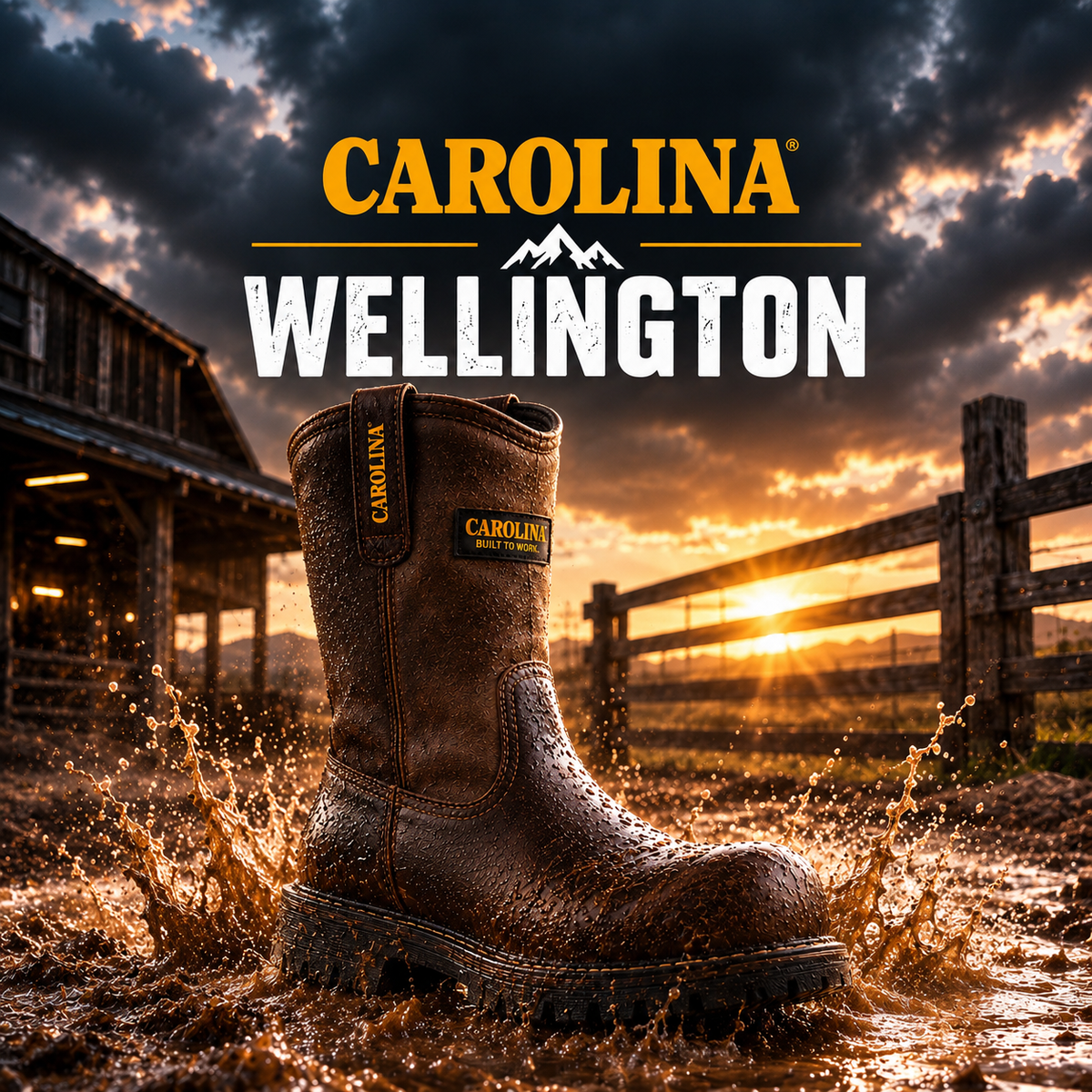 Carolina Wellington Boots in pull-on styles