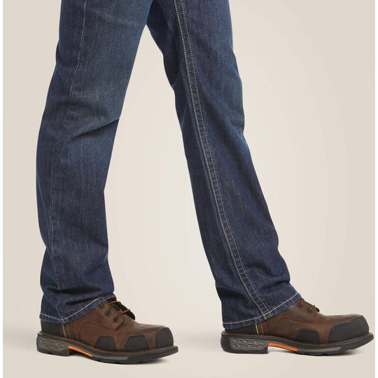 Ariat Men's Flame Resistant M4 Relaxed Boundary Boot Cut Jean Shale - 10016174 - Overlook Boots
