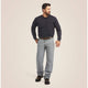 Ariat M4 Workhorse Pantalón de Trabajo para Hombre, Resistente al Fuego (FR), Corte Holgado, Corte de Bota - Gris - 10017226 - Imagen 2