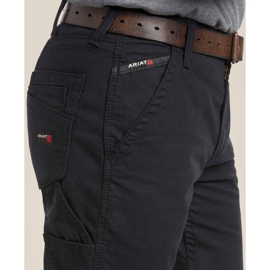 Ariat Men's Flame Resistant M4 Relaxed Workhorse Boot Cut Pant Black - 10023465 - Overlook Boots