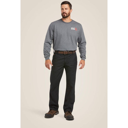 Ariat Men's Flame Resistant M4 Relaxed Workhorse Boot Cut Pant Black - 10023465 30 x 30 / Black / Standard - Overlook Boots