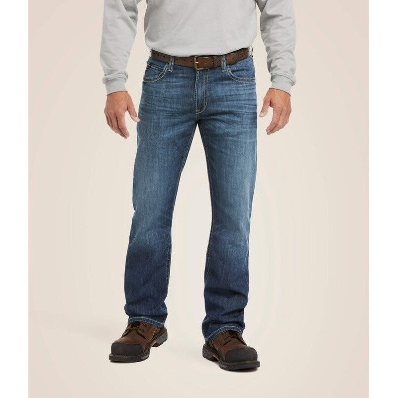 Ariat Men's Flame Resistant M4 Relaxed Stretch DuraLight Boot Cut Jean Bryce - 10023467 30 x 30 / Bryce / Standard - Overlook Boots
