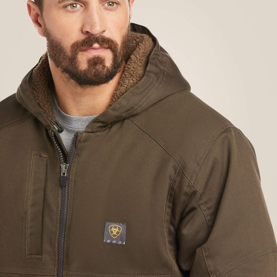 Ariat Rebar DuraCanvas Chamarra para Hombre, Repelente al Agua - Wren - 10027842 - Imagen 2
