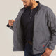 Ariat DuraLight Cordura Chamarra de Trabajo de Lona para Hombre, Resistente al Fuego (FR) - Gris - 10033193 - Imagen 4