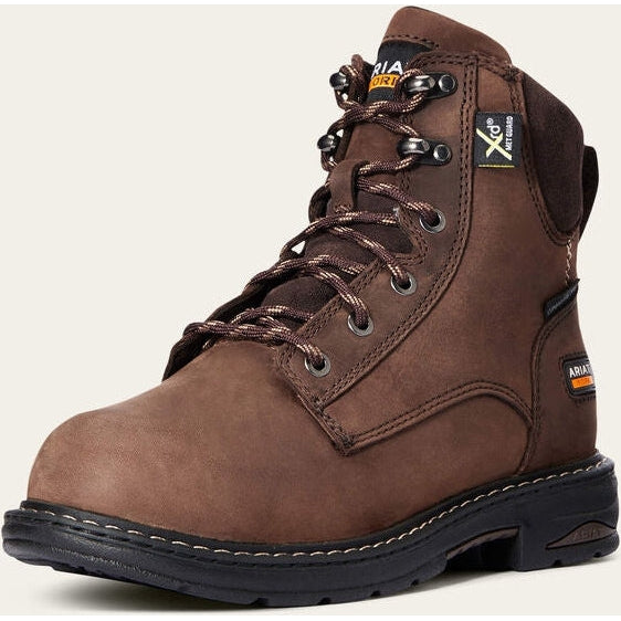 Ariat Women's Casey 6" Composite Toe MetGuard Work Boot - Oily Distressed Brown - 10033995 5.5 / Medium / Brown - Overlook Boots