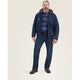 Ariat Rebar DuraCanvas Chamarra de Trabajo para Hombre, Repelente al Agua, Forro Sherpa - Azul Marino - 10041539 - Imagen 2
