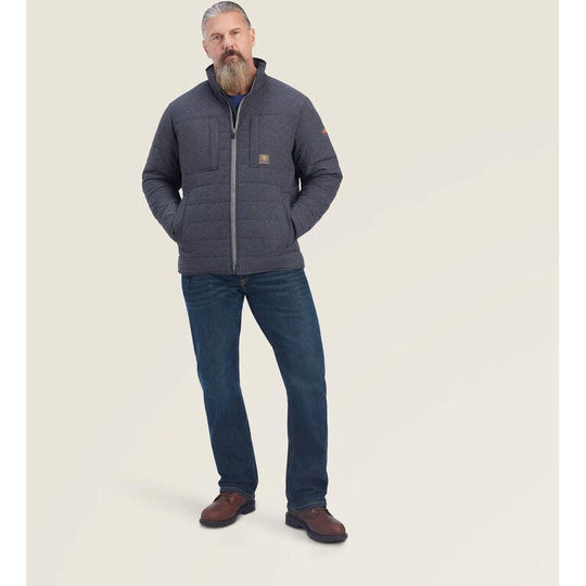 Ariat Rebar Valiant Stretch Chamarra para Hombre, Aislada de 200 g - Carbón - 10041581 - Imagen 3