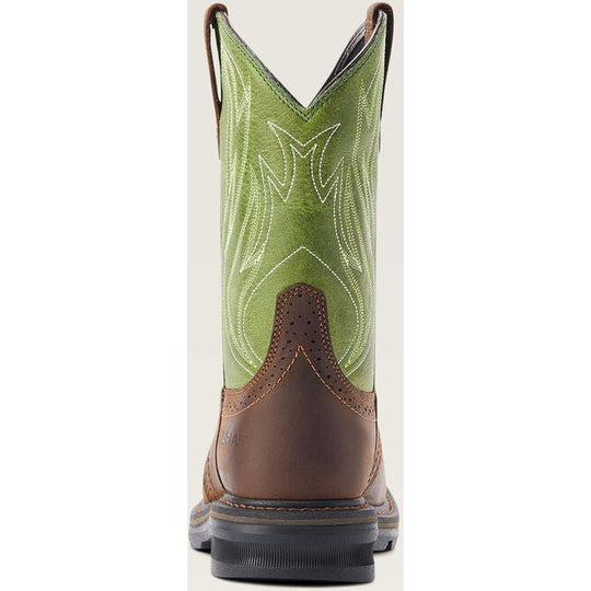 Ariat Men's Sierra Shock Shield Western Work Boot -Brown- 10042555 - Overlook Boots