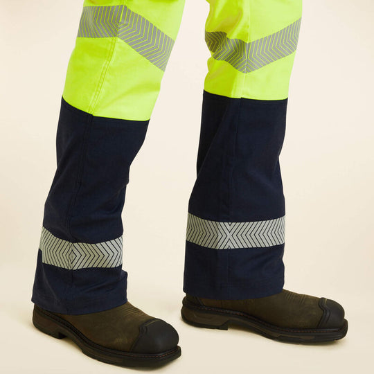 Ariat M7 Slim DuraStretch Pantalón de Trabajo de Sarga para Hombre, Resistente al Fuego (FR), Recto - Amarillo - 10043151 - Imagen 5