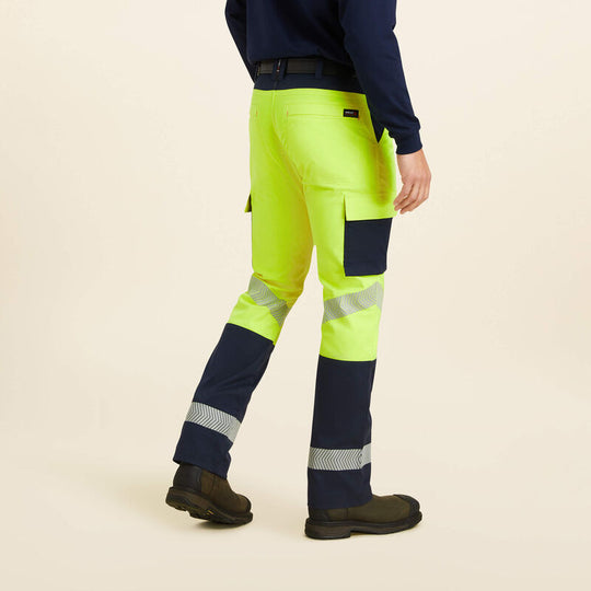 Ariat M7 Slim DuraStretch Pantalón de Trabajo de Sarga para Hombre, Resistente al Fuego (FR), Recto - Amarillo - 10043151 - Imagen 2