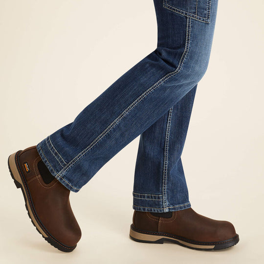 Ariat Perfect Rise DuraLight Jeans para Mujer, Resistentes al Fuego (FR), Rectos, Elásticos - 10043155 - Imagen 4