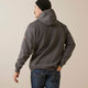 Ariat Rev Sudadera Tipo Pullover para Ropa de Trabajo para Hombre, Resistente al Fuego (FR), Con Capucha - Carbón - 10046643 - Imagen 5