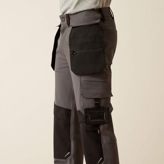 Ariat Men's Rebar M7 Slim Dynamic Straight Work Pant Charcoal - 10051855 - Overlook Boots