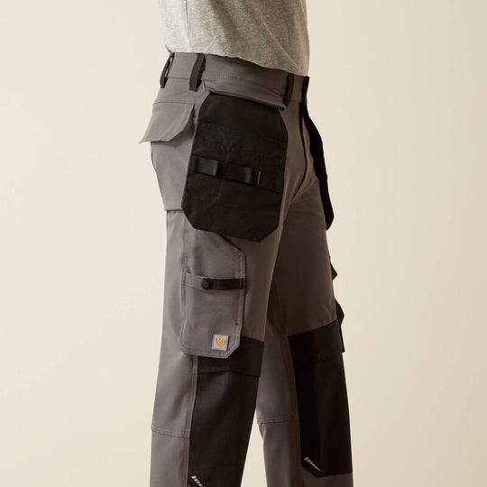 Ariat Men's Rebar M7 Slim Dynamic Straight Work Pant Charcoal - 10051855 - Overlook Boots