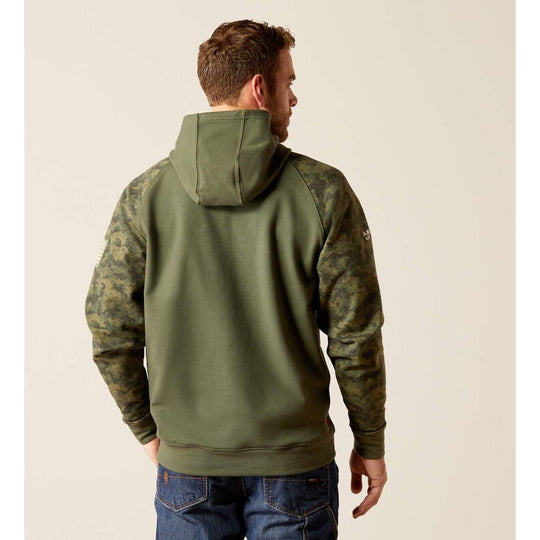 Ariat DuraStretch Patriot Sudadera con Capucha para Hombre, Resistente al Fuego (FR) - Camuflaje - 10051974 - Imagen 4