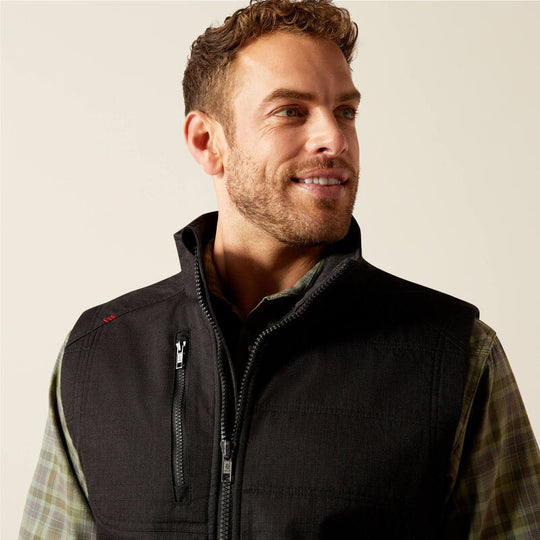 Ariat Men's Flame Resistant Cloud 9 2.0 Insulated Vest Black - 10052013 - Overlook Boots