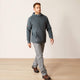 Ariat Primo Fleece 2.0 Sudadera con Capucha para Hombre, Resistente al Fuego (FR), Repelente al Agua - Gris - 10052095 - Imagen 3
