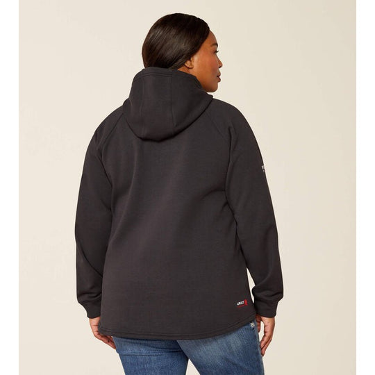 Ariat Primo Fleece 2.0 Sudadera con Capucha para Mujer, Resistente al Fuego (FR) - Negro - 10052098 - Imagen 8