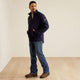 Ariat Men's Flame Resistant DuraLight Cordura Canvas Field Jacket Navy - 10052715 - Overlook Boots