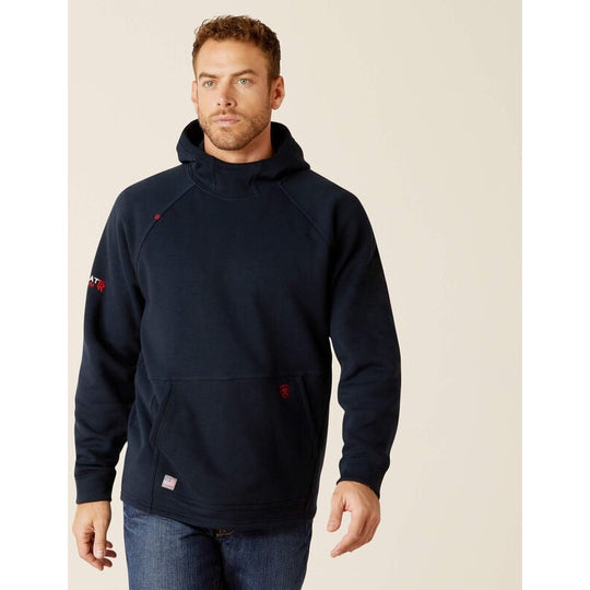 Ariat Primo Fleece 2.0 Sudadera con Capucha para Hombre, Repelente al Agua, Resistente al Fuego (FR) - Azul Marino - 10053042