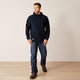 Ariat Primo Fleece 2.0 Sudadera con Capucha para Hombre, Repelente al Agua, Resistente al Fuego (FR) - Azul Marino - 10053042 - Imagen 2