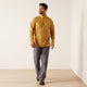 Ariat Combat Stretch Patriot Camisa de Trabajo para Hombre, Resistente al Fuego (FR), Cierre de 1/4 - Bistro - 10055075 - Imagen 2