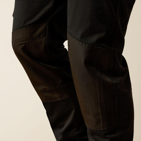 Ariat Men's Rebar M5 Slim DuraStretch Cargo Straight Pant - Black - 10060357 - Overlook Boots