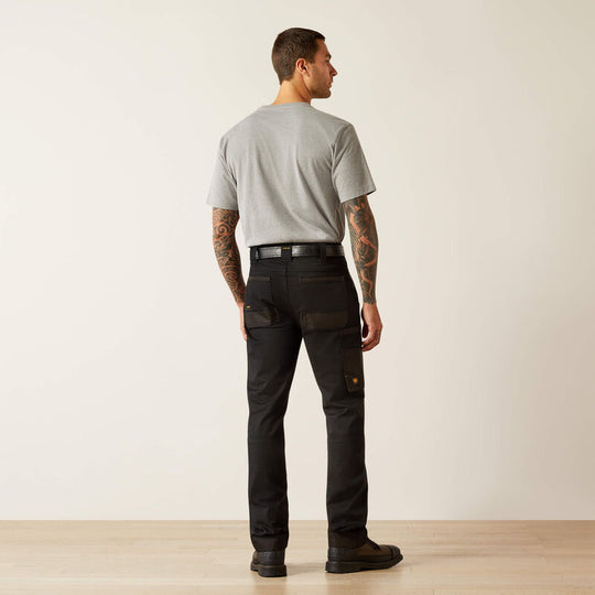 Ariat Men's Rebar M8 Modern DuraStretch Cargo Narrow Pant - Black - 10060379 - Overlook Boots