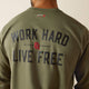 Ariat FR Work Hard Live Free Playera para Hombre - Grape - 10062334 - Imagen 5