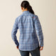 Ariat Laurel Camisa de Trabajo con Broches para Mujer, Resistente al Fuego (FR) - Azul - 10062832 - Imagen 3