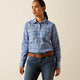 Ariat Laurel Camisa de Trabajo con Broches para Mujer, Resistente al Fuego (FR) - Azul - 10062832 - Imagen 4