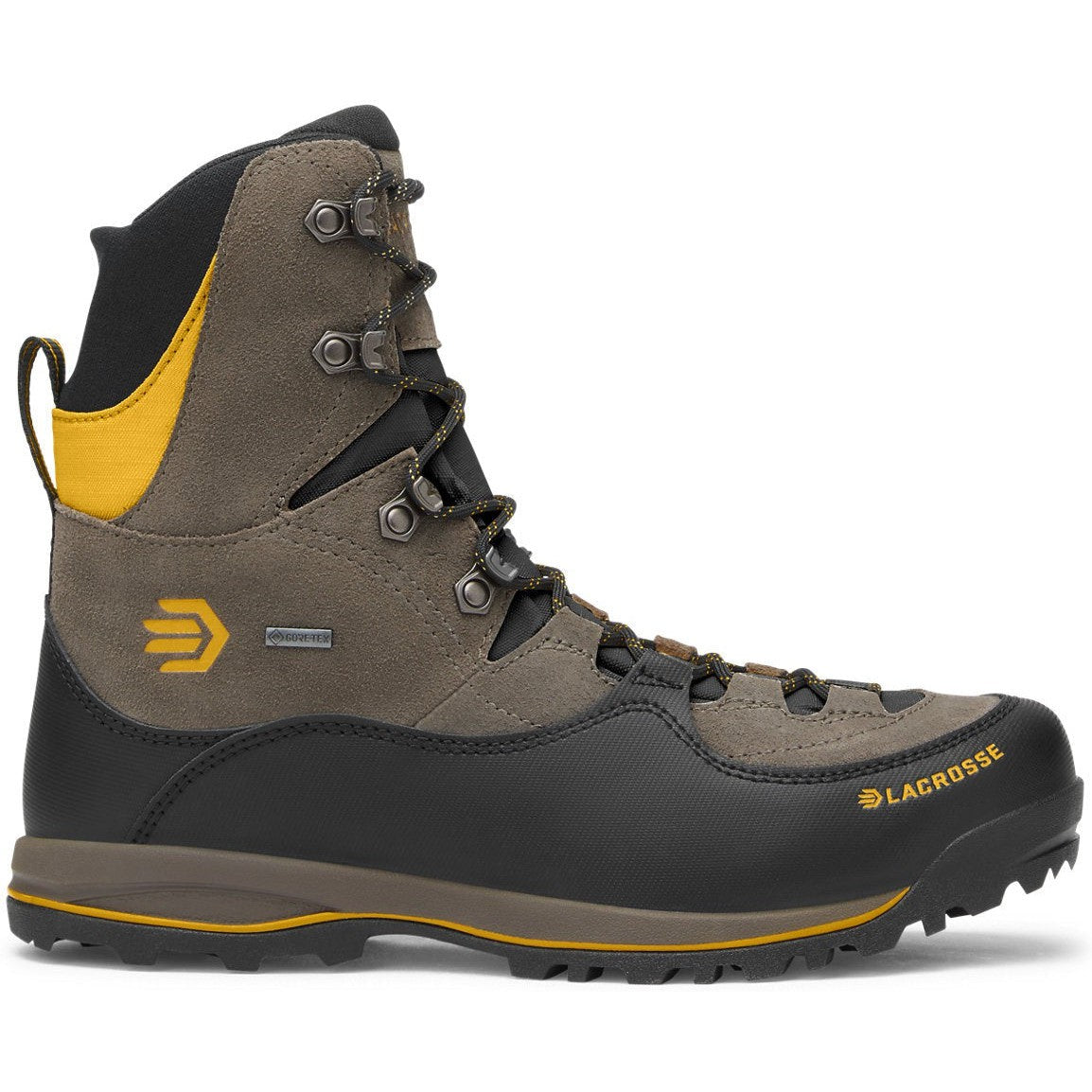 LaCrosse Men's Ursa ES GORE-TEX® 8" Waterproof Hunt Boot - Brown/Gold - 533701 7 / Medium / Brown - Overlook Boots