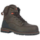 Hoss Carson Bota de Trabajo para Hombre, 6 Pulgadas, Punta Suave, Antideslizante - Café - 60414