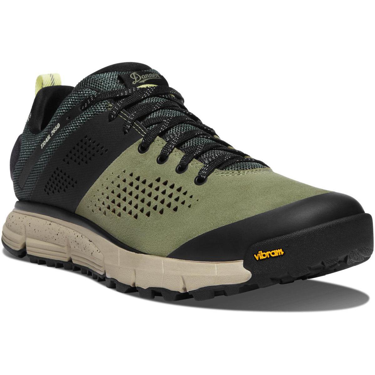 Danner Men's Trail 2650 3" Outdoor Hiking Shoe - Green/Black - 61310 7 / Medium / Green / Black - Overlook Boots