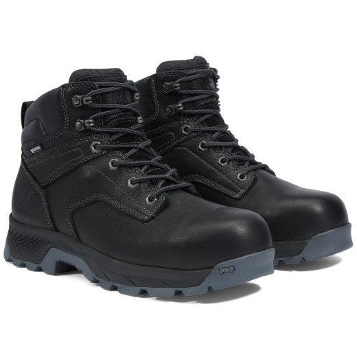 Timberland PRO Men's Titan EV 6" Composite Toe Waterproof Work Boot - Black - TB1A42GN001 7 / Medium / Black - Overlook Boots