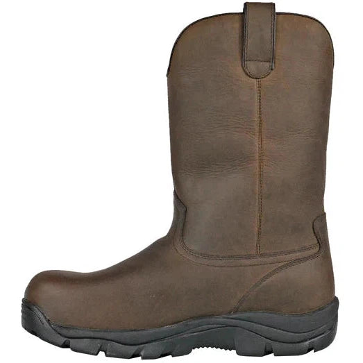 Hoss Wildfire Bota de Trabajo Wellington para Hombre, Resistente a Perforaciones - Café - 94010 - Imagen 3