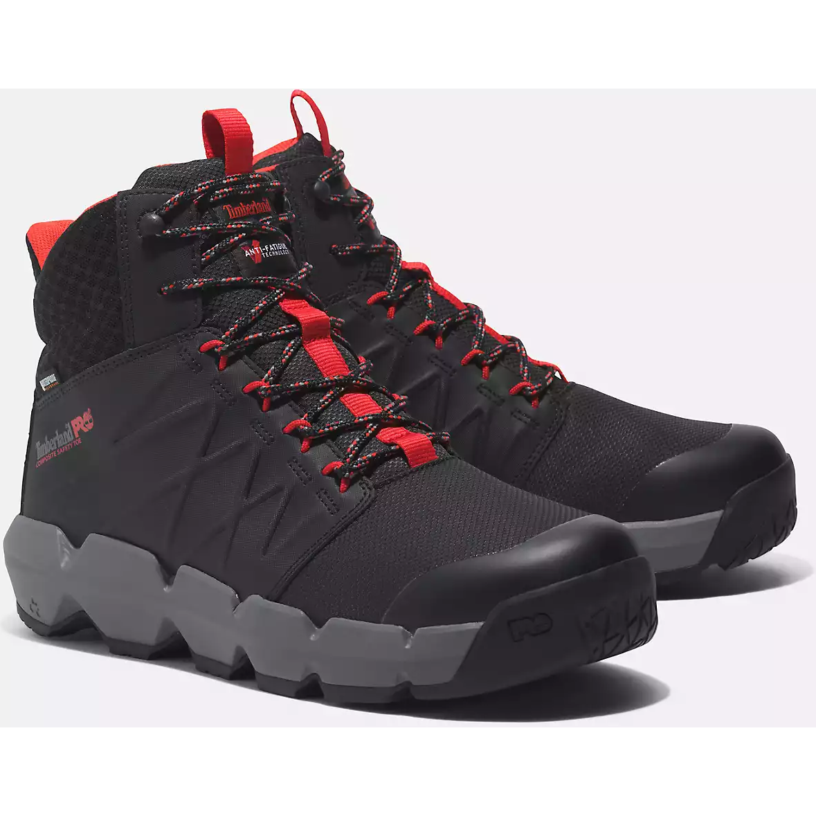 Timberland Pro Men's Morphix 6" Composite Toe Waterproof Work Boot -Black- TB1A5WHB001 7 / Medium / Black - Overlook Boots
