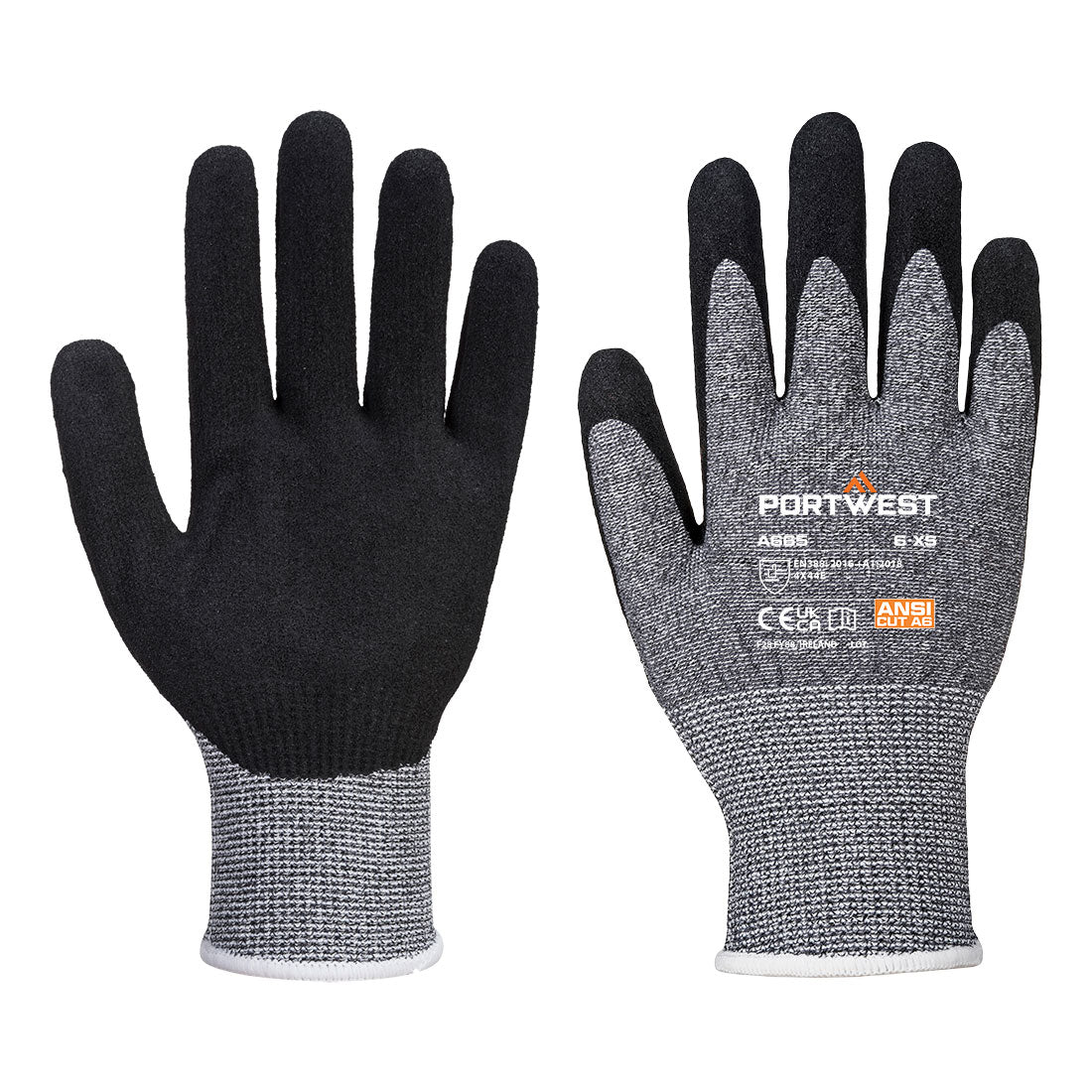 Portwest Cut E13 Nitrile Glove A6 - Gray - 12 Pack - A665 X-Small / Grey - Overlook Boots