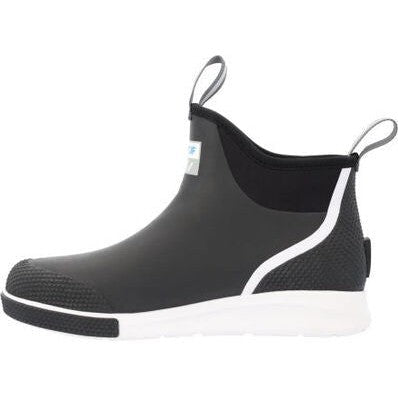 Xtratuf Men's Sport 6" Waterproof Ankle Deck Work Boot - Black - ADSM000 - Overlook Boots