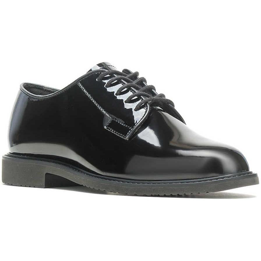 Bates Women's Sentry High Gloss Oxford Duty Shoe - Black - E07842 5 / Medium / Black - Overlook Boots