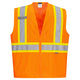 Portwest Hi-Vis X Back Contrast Vest - Orange - 12 Pack - CA101 Small / Orange - Overlook Boots