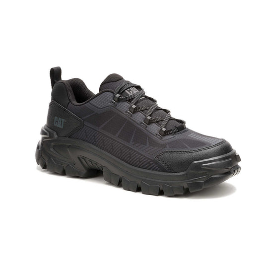 Cat Invader Sport Lo Zapato de Trabajo de Malla para Hombre, Punta Compuesta - Negro - P91766