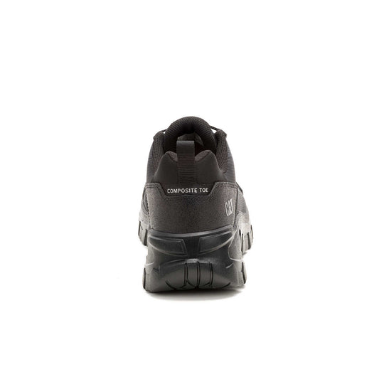 Cat Invader Sport Lo Zapato de Trabajo de Malla para Hombre, Punta Compuesta - Negro - P91766 - Imagen 4