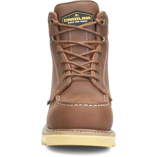 Carolina Men's Gruntz 6" Soft Toe Work Boot - Brown - CA3606 - Overlook Boots