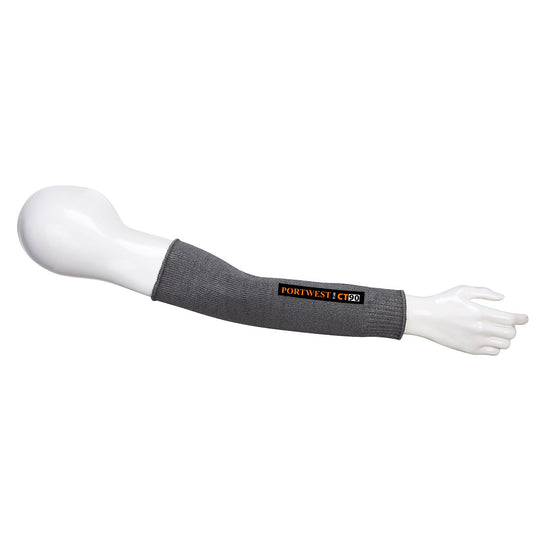Portwest CT Cut F7 14 Inch Sleeve A8 - Gray - 12 Pack - CT90 One Size / Grey - Overlook Boots