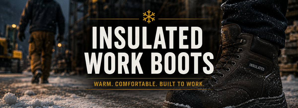 Insulated Work Boots for cold-weather working conditions
