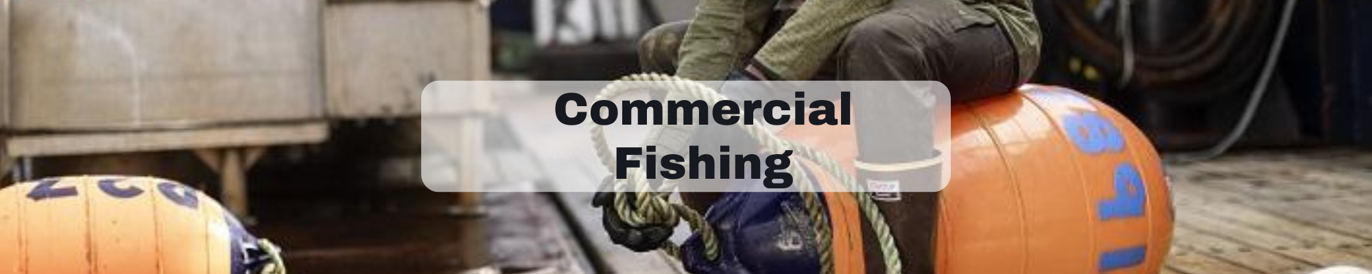 Commercial fishing deck boots.