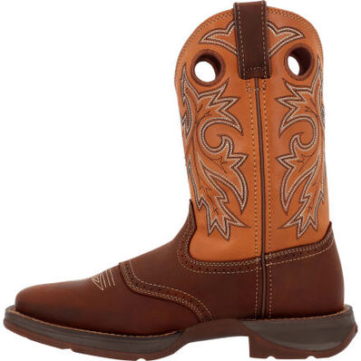 Durango Men's Rebel 11" Soft Toe Saddle Up Western Classic Boot- Brown- DB4442 - Overlook Boots