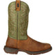 Durango Men's Rebel 12" Soft Toe Pull On Western Classic Boot- Coffee- DB5416 - Overlook Boots