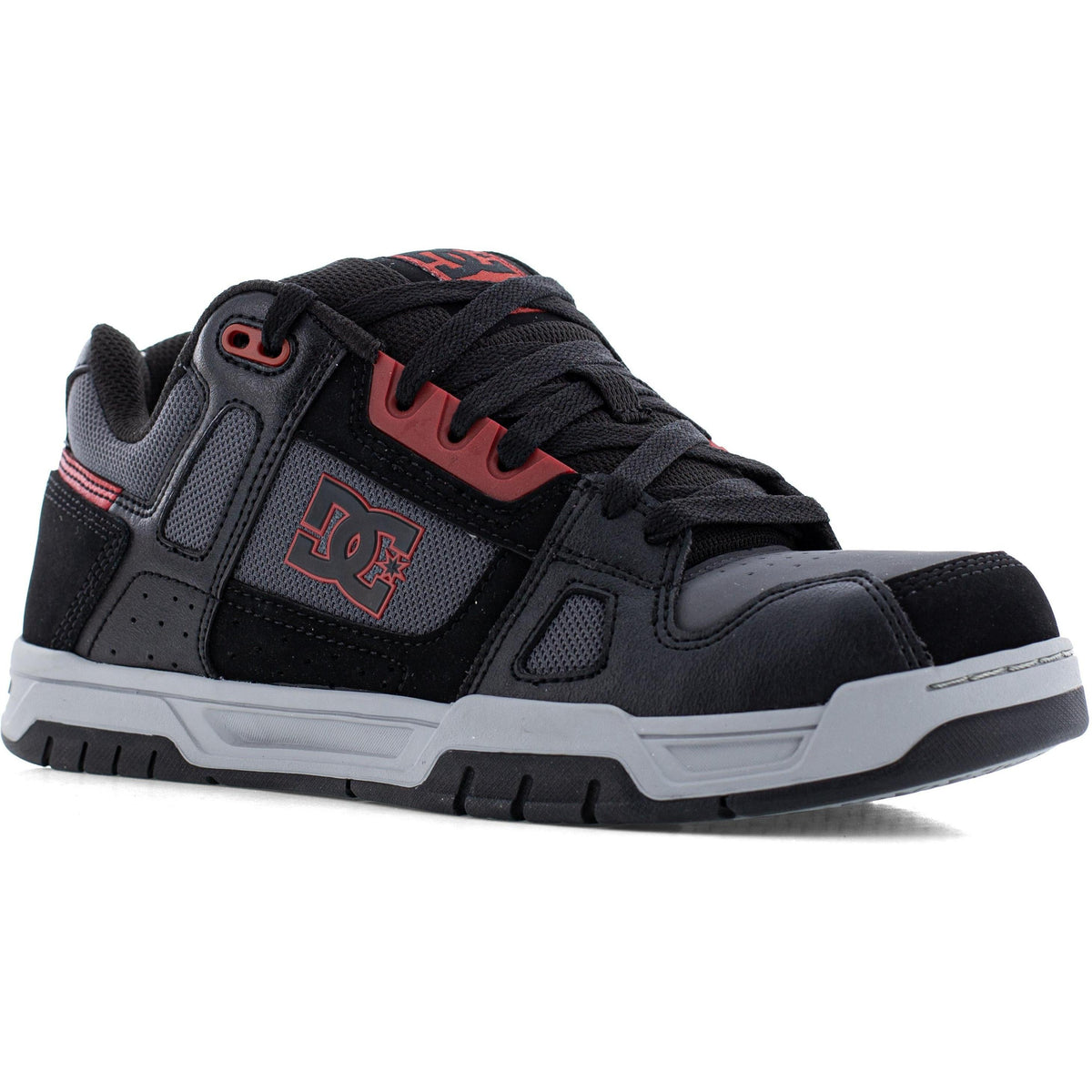 DC Men's Stag Work Comp Toe Moisture Wicking Work Shoe- Black- DC60503 7 / Medium / Black - Overlook Boots